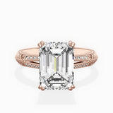 Bali Vintage Style Engagement Ring - The Better Diamonds