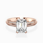 Bali Vintage Style Engagement Ring - The Better Diamonds