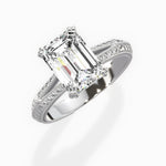 Bali Vintage Style Engagement Ring - The Better Diamonds