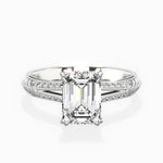 Bali Vintage Style Engagement Ring - The Better Diamonds