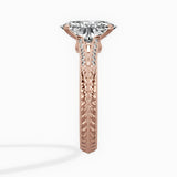 Bali Vintage Style Engagement Ring - The Better Diamonds
