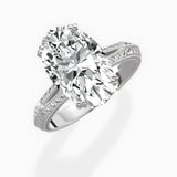 Bali Vintage Style Engagement Ring - The Better Diamonds