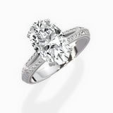 Bali Vintage Style Engagement Ring - The Better Diamonds