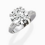 Bali Vintage Style Engagement Ring - The Better Diamonds
