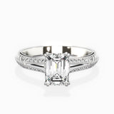 Bali Vintage Style Engagement Ring - The Better Diamonds