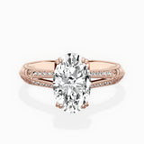Bali Vintage Style Engagement Ring - The Better Diamonds