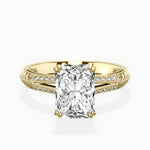 Bali Vintage Style Engagement Ring - The Better Diamonds