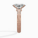 Bali Vintage Style Engagement Ring - The Better Diamonds
