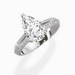 Bali Vintage Style Engagement Ring - The Better Diamonds