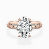 Bali Vintage Style Engagement Ring - The Better Diamonds