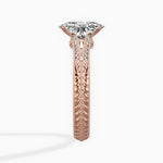 Bali Vintage Style Engagement Ring - The Better Diamonds
