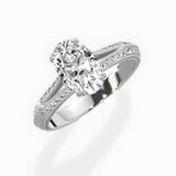 Bali Vintage Style Engagement Ring - The Better Diamonds