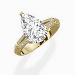 Bali Vintage Style Engagement Ring - The Better Diamonds