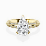 Bali Vintage Style Engagement Ring - The Better Diamonds
