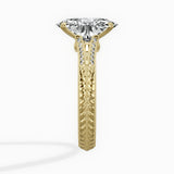Bali Vintage Style Engagement Ring - The Better Diamonds