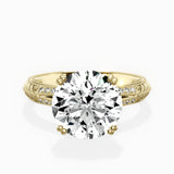 Bali Vintage Style Engagement Ring - The Better Diamonds