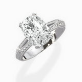 Bali Vintage Style Engagement Ring - The Better Diamonds