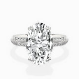 Bali Vintage Style Engagement Ring - The Better Diamonds