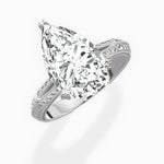 Bali Vintage Style Engagement Ring - The Better Diamonds