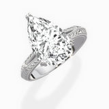 Bali Vintage Style Engagement Ring - The Better Diamonds