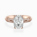Bali Vintage Style Engagement Ring - The Better Diamonds