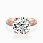 Bali Vintage Style Engagement Ring - The Better Diamonds
