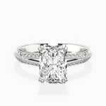 Bali Vintage Style Engagement Ring - The Better Diamonds