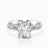 Bali Vintage Style Engagement Ring - The Better Diamonds