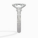 Bali Vintage Style Engagement Ring - The Better Diamonds