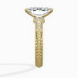 Bali Vintage Style Engagement Ring - The Better Diamonds