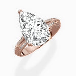 Bali Vintage Style Engagement Ring - The Better Diamonds