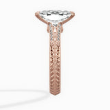 Bali Vintage Style Engagement Ring - The Better Diamonds