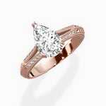 Bali Vintage Style Engagement Ring - The Better Diamonds