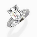Bali Vintage Style Engagement Ring - The Better Diamonds