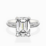 Bali Vintage Style Engagement Ring - The Better Diamonds