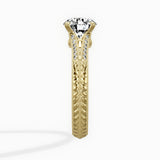 Bali Vintage Style Engagement Ring - The Better Diamonds