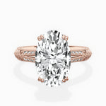 Bali Vintage Style Engagement Ring - The Better Diamonds