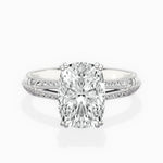 Bali Vintage Style Engagement Ring - The Better Diamonds