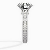Bali Vintage Style Engagement Ring - The Better Diamonds