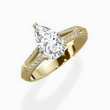 Bali Vintage Style Engagement Ring - The Better Diamonds
