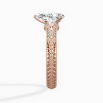 Bali Vintage Style Engagement Ring - The Better Diamonds