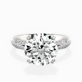 Bali Vintage Style Engagement Ring - The Better Diamonds