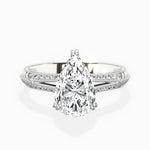 Bali Vintage Style Engagement Ring - The Better Diamonds