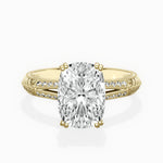 Bali Vintage Style Engagement Ring - The Better Diamonds