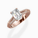 Bali Vintage Style Engagement Ring - The Better Diamonds