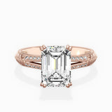 Bali Vintage Style Engagement Ring - The Better Diamonds