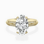 Bali Vintage Style Engagement Ring - The Better Diamonds