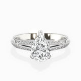 Bali Vintage Style Engagement Ring - The Better Diamonds
