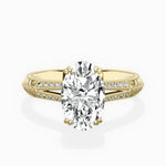 Bali Vintage Style Engagement Ring - The Better Diamonds