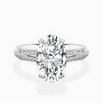 Bali Vintage Style Engagement Ring - The Better Diamonds